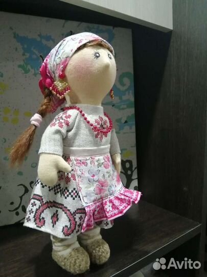 Кукла ручной работы - чувашка
