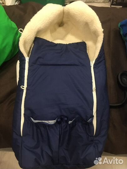 Конверт для малыша зимний