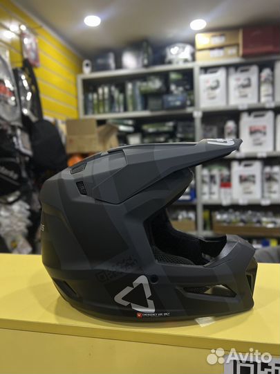 Кроссовый шлем Leatt Moto 3.5 с очками Black