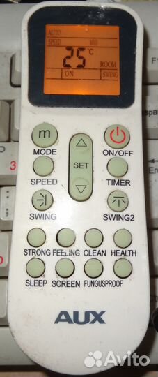 Пульт дистацио бу YKR-K/001E для кондиционера AUX