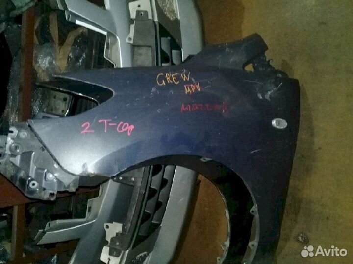 Крыло переднее левое Mazda Premacy crew темно-серы