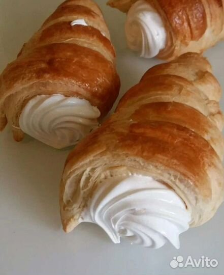 Трубочки с кремом