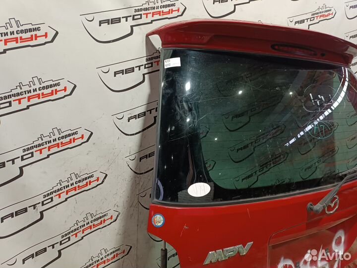 Дверь задняя mazda MPV LW3W LW5W lwew lwfw L08162020F красный, A3E NA6805