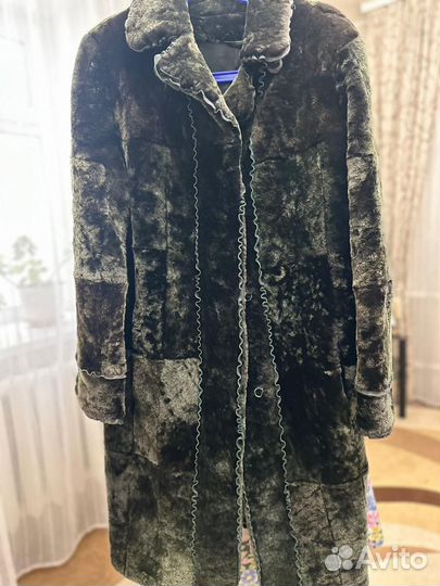 Шуба мутоновая 48 50 новая