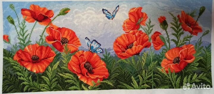 Вышивка крестом готовые работы картины