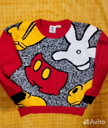 Свитер винтажный Retro Mickey & Co