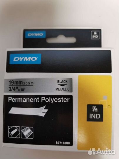 Полиэстеровая лента dymo rhino (18484/S0718220)