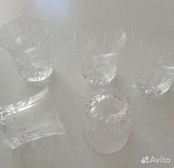 Стопки,рюмки,кружки хрусталь/стекло