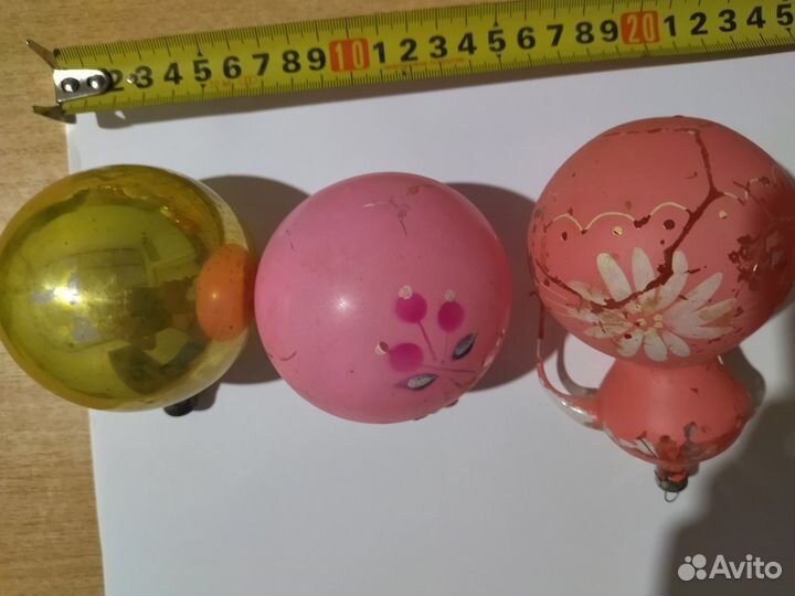 Продам ёлочные игрушки СССР на реставрацию
