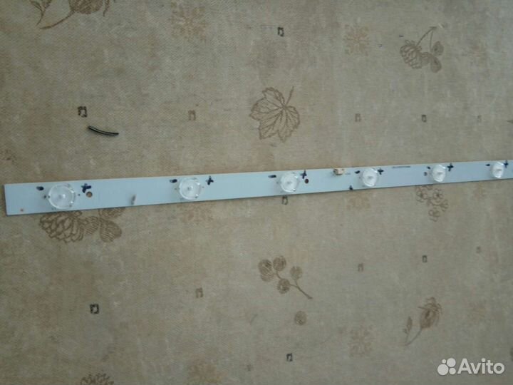 Планка подсветки телевизора 6вольт 6 светодиодов