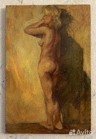 Картина маслом ню