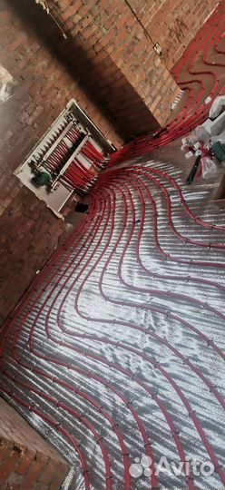 Водяной тёплый пол, отопление, сантехника