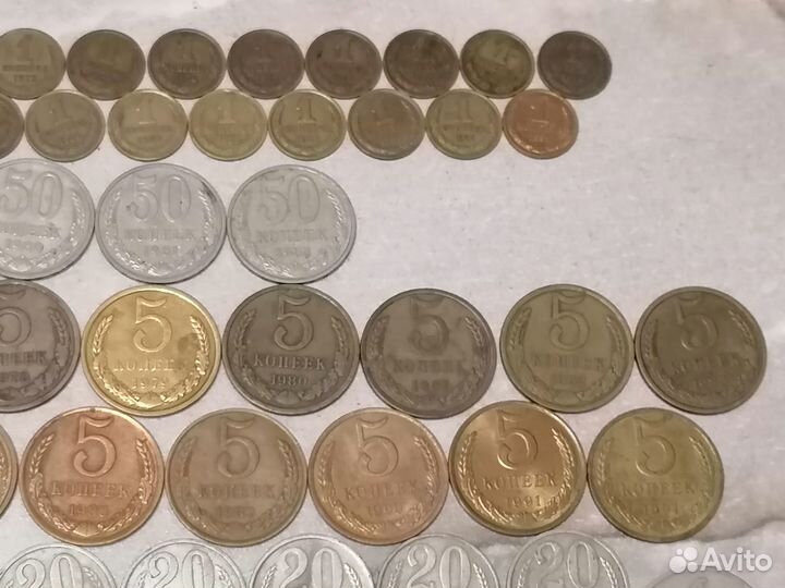 Погодовка СССР 1961-1991 160 монет без повторов