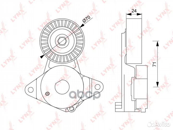 Натяжитель ремня навесного оборудования PT3246