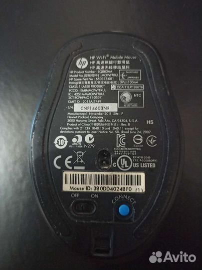 Wi-Fi беспроводная мышь