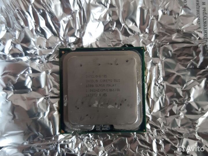 Процессор 775 Intel core 2 Duo E6300