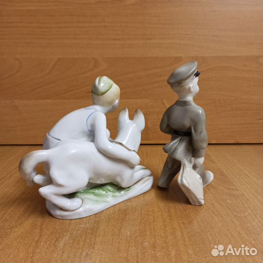 Мальчик с собакой Юный пограничник Школьник лфз