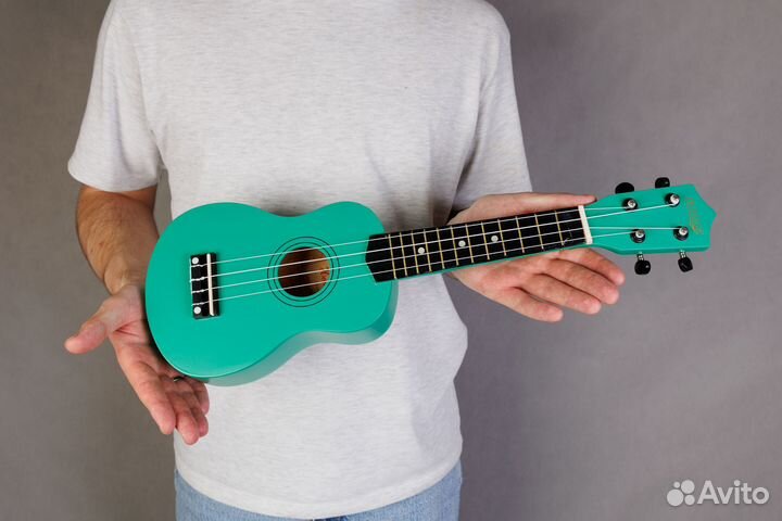 Новая Укулеле сопрано, зеленый, Homage