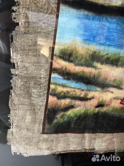 Папирус с библейской темой, в раме