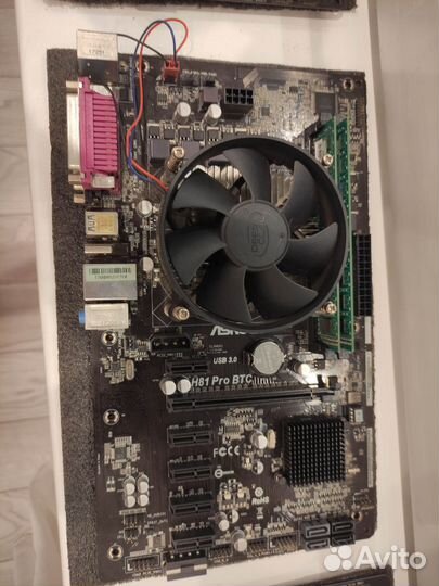 Материнская плата Asrock H81 PRO BTC Сокет 1150