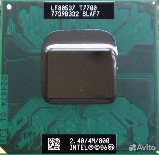 Процессор Intel Core2 Duo T7700