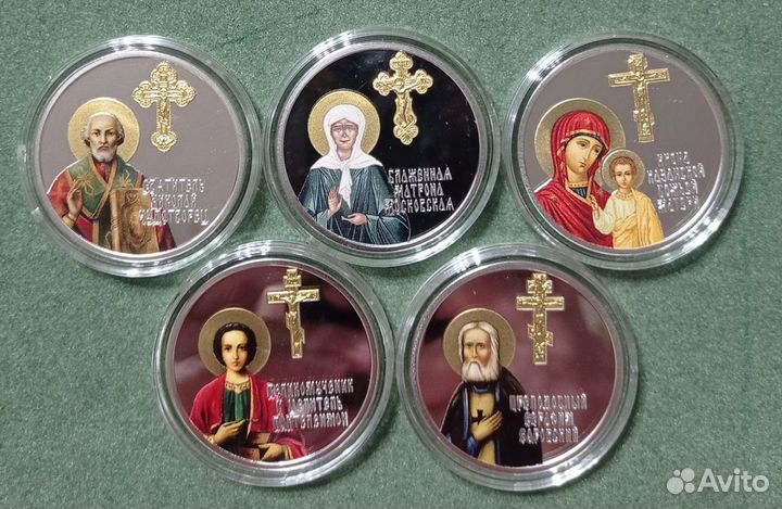 Монеты Камерун Святые Серебро Редкие