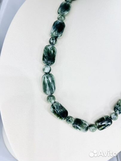 Бусы серафинит