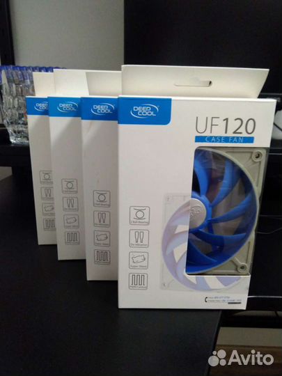 Вентилятор deepcool UF120, 120мм, Ret