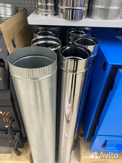 Дымоход труба оцинкованная сталь