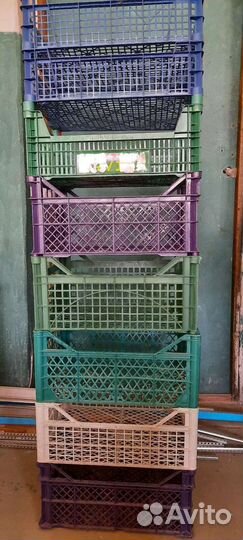 Ящики пластиковые и деревянные