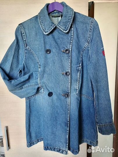 Двубортный тренч dkny