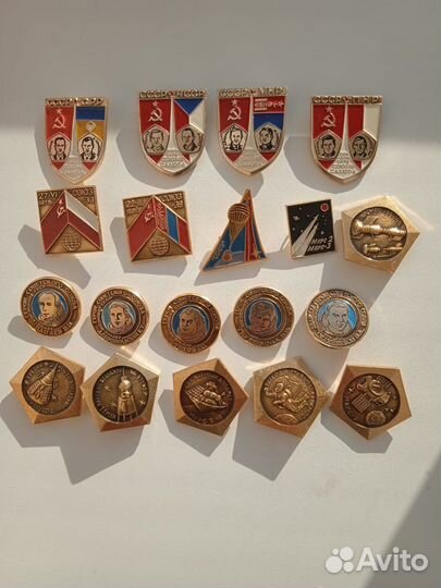 Значки СССР Космос