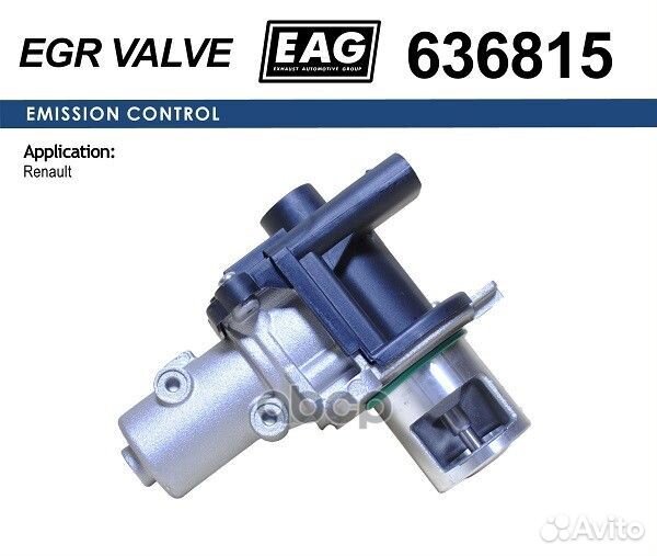 Клапан EGR renault clio/kangoo/logan/megane/SCE