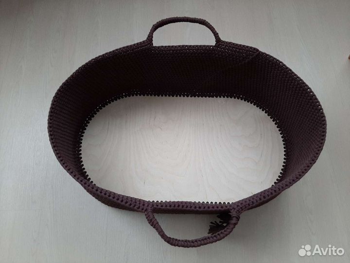 Люлька для новорожденного, вязаная