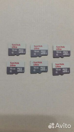 Карта памяти MicroSD SanDisk 16Gb