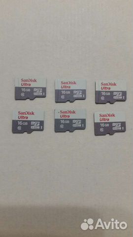 Карта памяти MicroSD SanDisk 16Gb