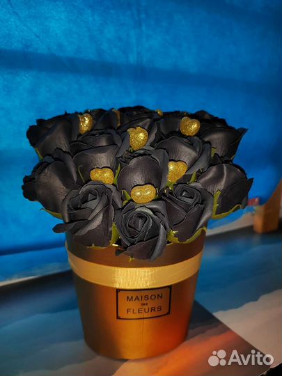 Букеты из мыльных роз