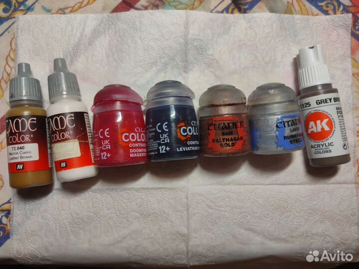 Краски citadel Vallejo лот