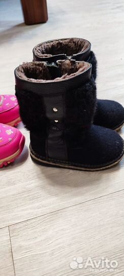 Зимняя обувь на девочку