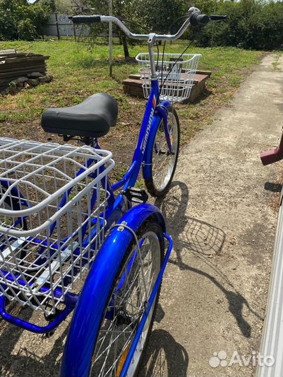 Велосипед взрослый трехколесный рвз Чемпион