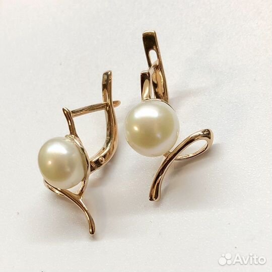 Золотые серьги 585 пробы