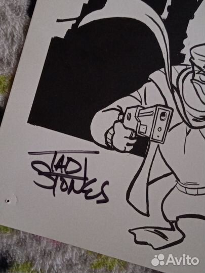 Автограф Тэда Стоунса к премьере мгчд