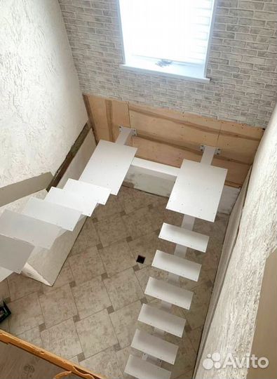 Забежная лестница с установкой