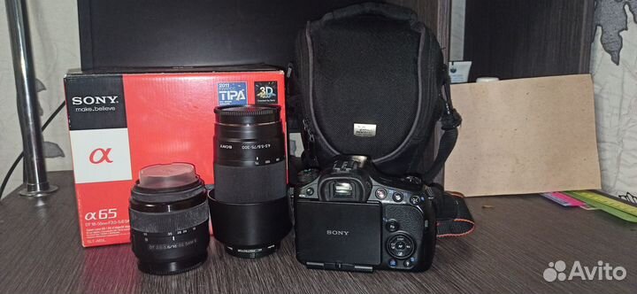 Sony Alpha a65 + сумка