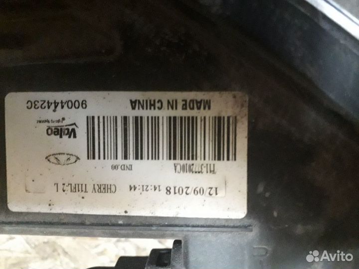 Фара левая chery tiggo 4 2018