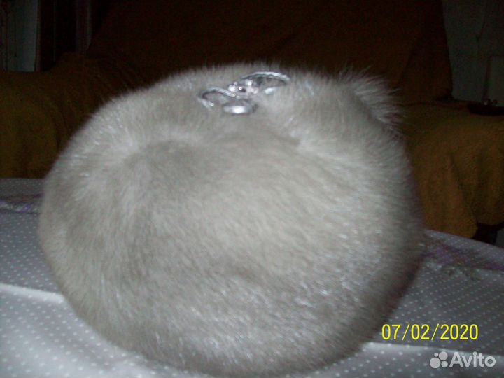 Берет норковый