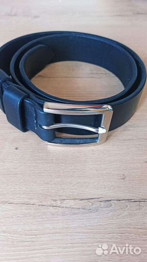 Ремень глянцевый черный