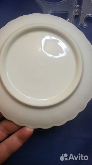 Лфз блюдце кофейный набор Костяной фарфор