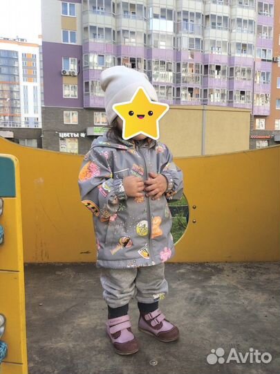 Куртка ветровка для девочки 86