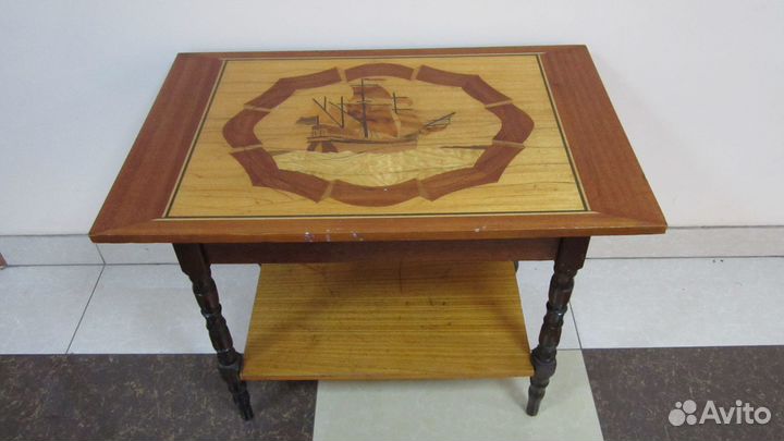 Винтажный Деревянный Журнальный Столик 